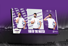 Kép betöltése a galériamegjelenítőbe: Újpest FC  Fan of the Match élménycsomag + páros belépő és szurkolói mez
