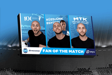 Kép betöltése a galériamegjelenítőbe: MTK Budapest Fan of the Match élménycsomag + páros belépő és szurkolói mez
